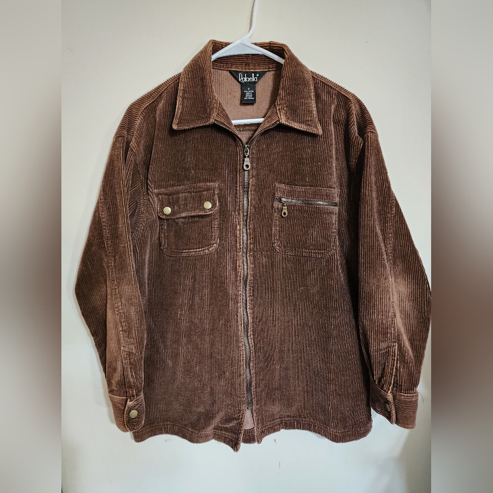 Vintage Rafaella Corduroy Jacket Size Small 100% Cotton